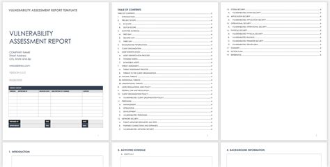 Physical Security Risk Assessment Report Template ...