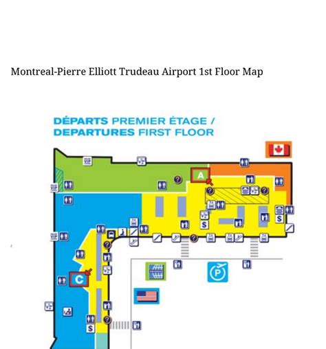 Montreal Airport Map [Terminals, Parking, Gate, Car] - Montreal Airport ...