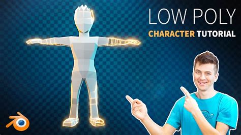 How to Create a Low Poly Character in Blender 2.8 - YouTube