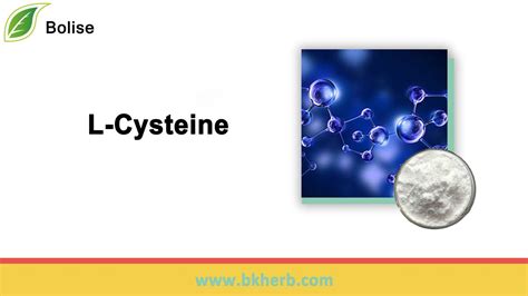 What is L-Cysteine Cas 52-90-4? L-Cysteine Function - YouTube