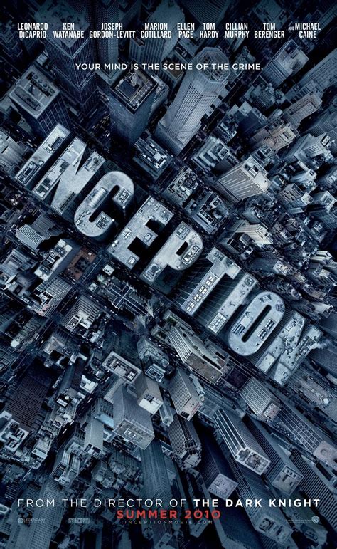 Inception | Best movie posters, Inception movie poster, Inception movie