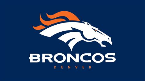 🔥 Free Download Nfl Denver Broncos Logo On Blue Background Hd by ...