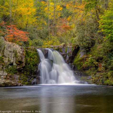 Abram's Falls, near Cade's Cove. Great Smoky Mountains National Park ...