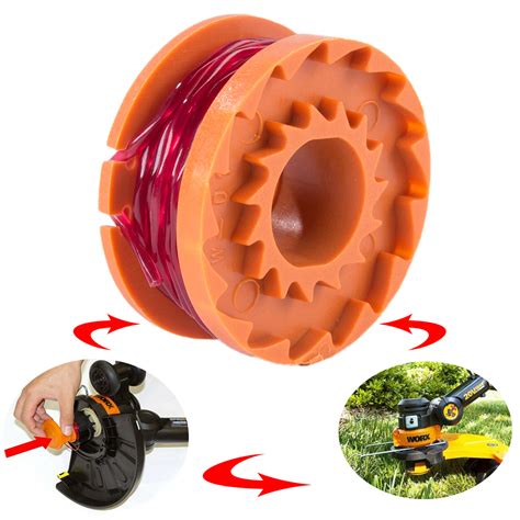 6pcs Grass String Trimmer Line Spool Set Replacement 10ft For Worx Weed ...