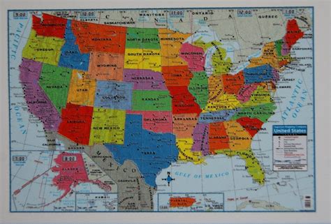 Wall Map Of Usa – Topographic Map of Usa with States