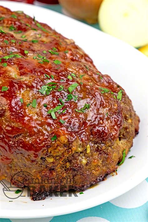 Copycat Cracker Barrel Meatloaf - The Midnight Baker - Meatloaf Recipe