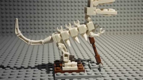 Lego tutorial: dinosaur skeleton - YouTube