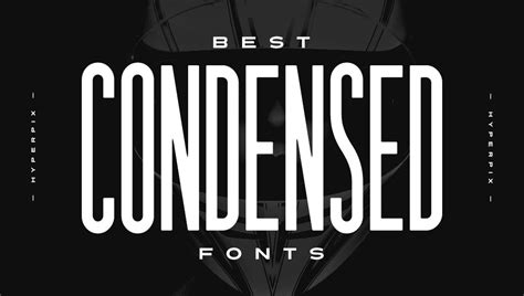 80+ Best Condensed Fonts (FREE / Premium) 2024 | Hyperpix