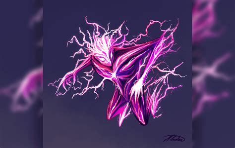 Lightning Elemental, drawn by me, digital painting, pen and tablet ...