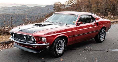 Candy Apple Red 1969 Ford Mustang Mach 1 Fastback | Ford Daily Trucks