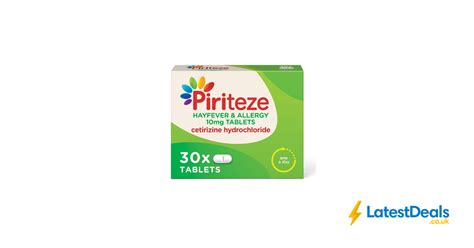 Piriteze 30'S - Clubcard Price, £6.75 at Tesco