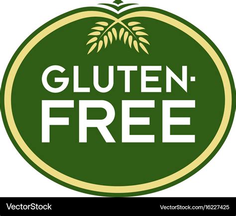 Gluten-free logo Royalty Free Vector Image - VectorStock