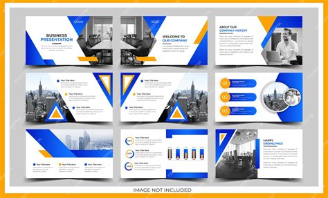 Premium Vector | Professional business presentation slides design or ...