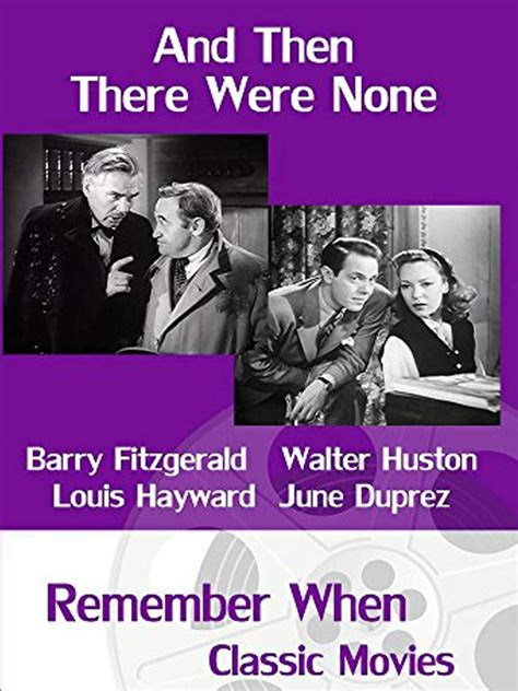 Amazon.com: And Then There Were None - 1945 (B/W): Barry Fitzgerald ...