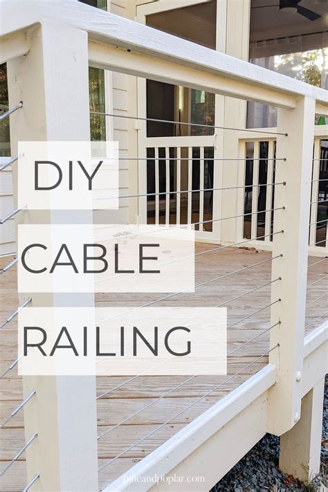 DIY Cable Railing - an easy deck upgrade! in 2023 | Cable railing, Deck ...