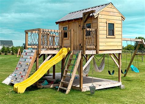 Playground Playhouse Plan · 5' Elevated Platform - Paul's Playhouses