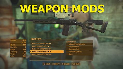 Fallout 4 best gun mods - poolu