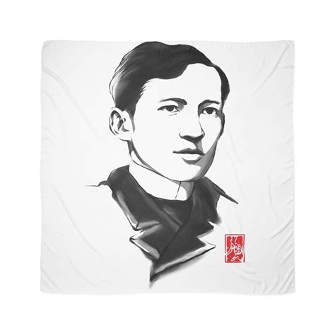 "Sumi-e Series - Pinoy Hero - Jose Rizal" Scarf for Sale by pinoytee ...