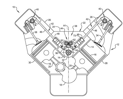 Valvetrain for overhead valve engine