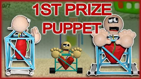 How to Make: 1st Prize Puppet (Baldi's Basics) in 2020 | Puppets ...