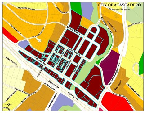 City of Atascadero Map - City of Atascadero CA USA • mappery