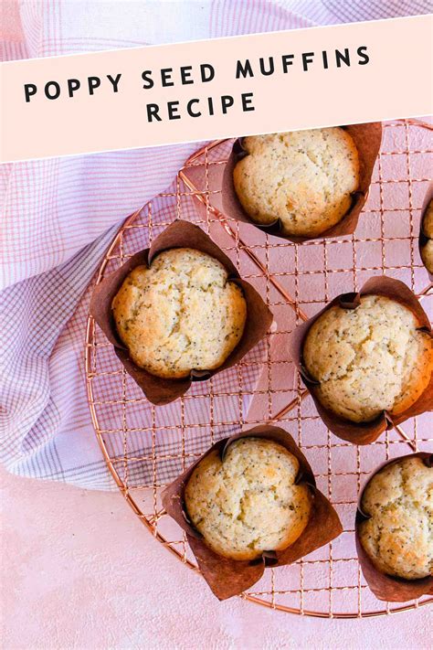 Poppy Seed Muffins Recipe — Sugar & Cloth Recipes