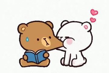 Milk And Mocha Bears GIF - MilkAndMocha Bears Clingy - Discover & Share ...