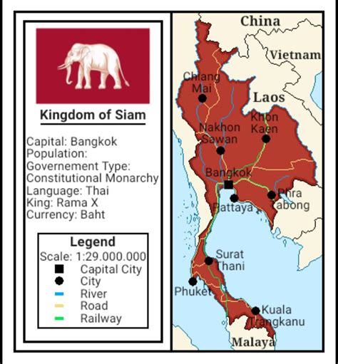 Kingdom of Siam in 2022 : r/imaginarymaps