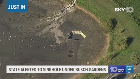 Busch Gardens sinkhole: Millions of gallons of wastewater spill ...