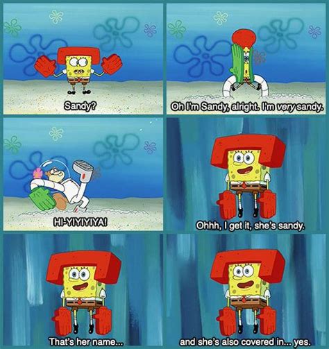 When SpongeBob really got the punchline: | Spongebob, Spongebob funny ...