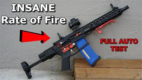 CRAZIEST Airsoft Custom M4 Build EVER MADE!? Full Review/Full Auto ...