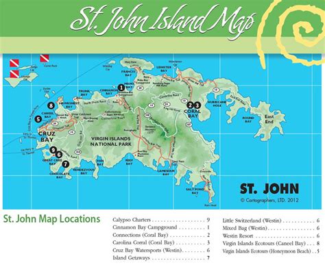 Very nice! | Island map, Saint john island, Johns island