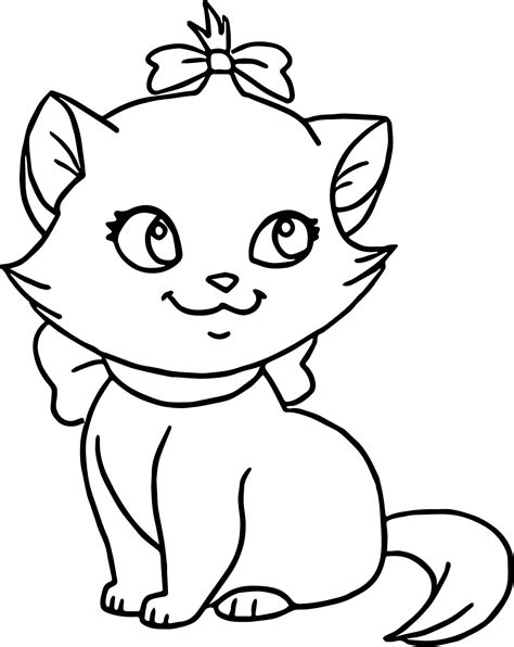 Free Cat Coloring Pages Printable