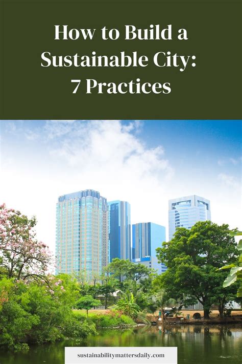 How to Build a Sustainable City: 7 Practices and Examples - SMD.com