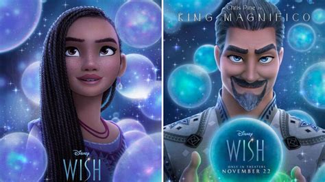 ‘Wish’ Character Posters for Asha & King Magnifico Released ...