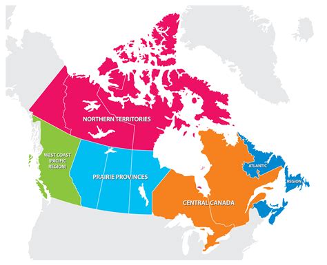 The 5 Regions Of Canada - WorldAtlas