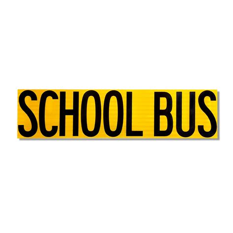 School Bus Cap Signs