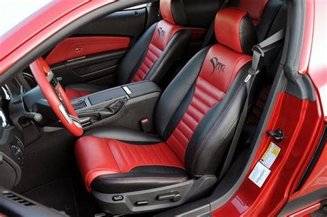 Ford Mustang Katzkin Leather Seat Cover Upholstery | AutoSeatSkins.com