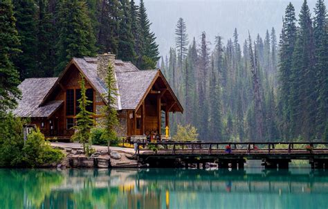 Lake Cabin Forest Wallpapers - Wallpaper Cave