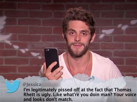 Thomas Rhett from Celebrity Mean Tweets From Jimmy Kimmel Live! | E! News