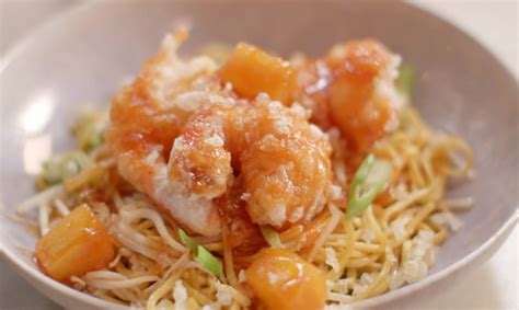 John Torode sweet and sour prawns and noodles recipe on John and Lisa’s ...