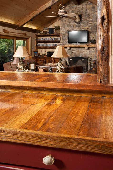 Reclaimed Wood Countertops | Whole Log Reclaimed NC