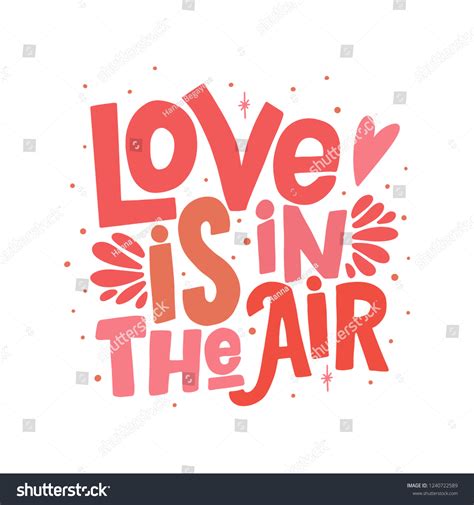 Love Air Vector Lettering Clip Art Stock Vector (Royalty Free ...