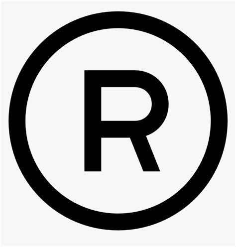 Copyright Symbol R Png Clipart - Registered Trademark Symbol Png ...