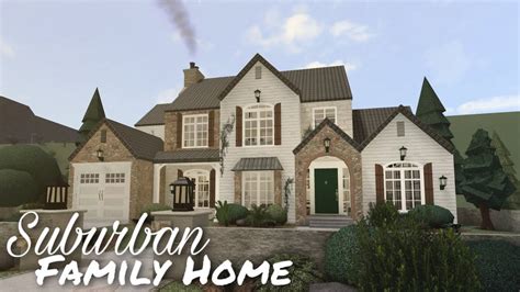 Bloxburg: Suburban Family Home | Speedbuild | Part One - YouTube