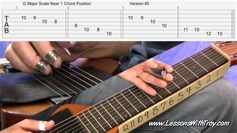 Lap Steel Guitar Tuning Chart