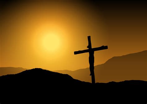 Jesus On Cross Vector Art, Icons, and Graphics for Free Download