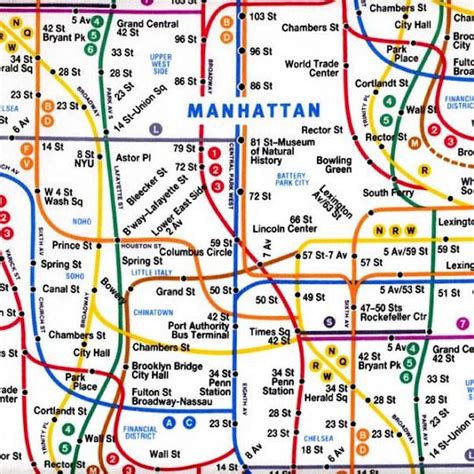 Get Subway Map Manhattan Free Photos - Www