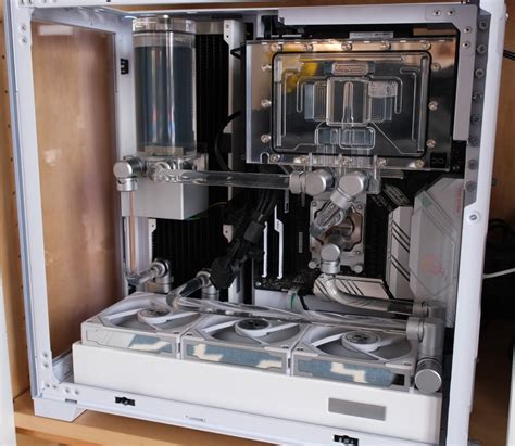 Watercooled RTX 4090 Inverted Vertical Mount PC Build Alphacool Optimus ...