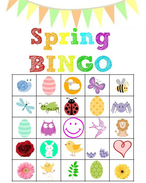 Stronger than the Average Mom: Spring Bingo Printables